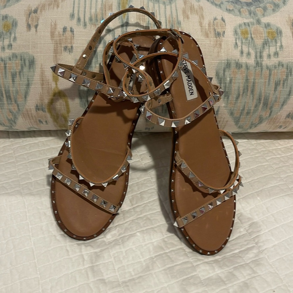 Steve Madden Travel Tan gladiator sandals